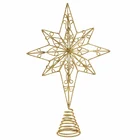 Star Fashion Durable Flashing Exquisite Decoration Household Christmas Octagonal Top Star Ornaments