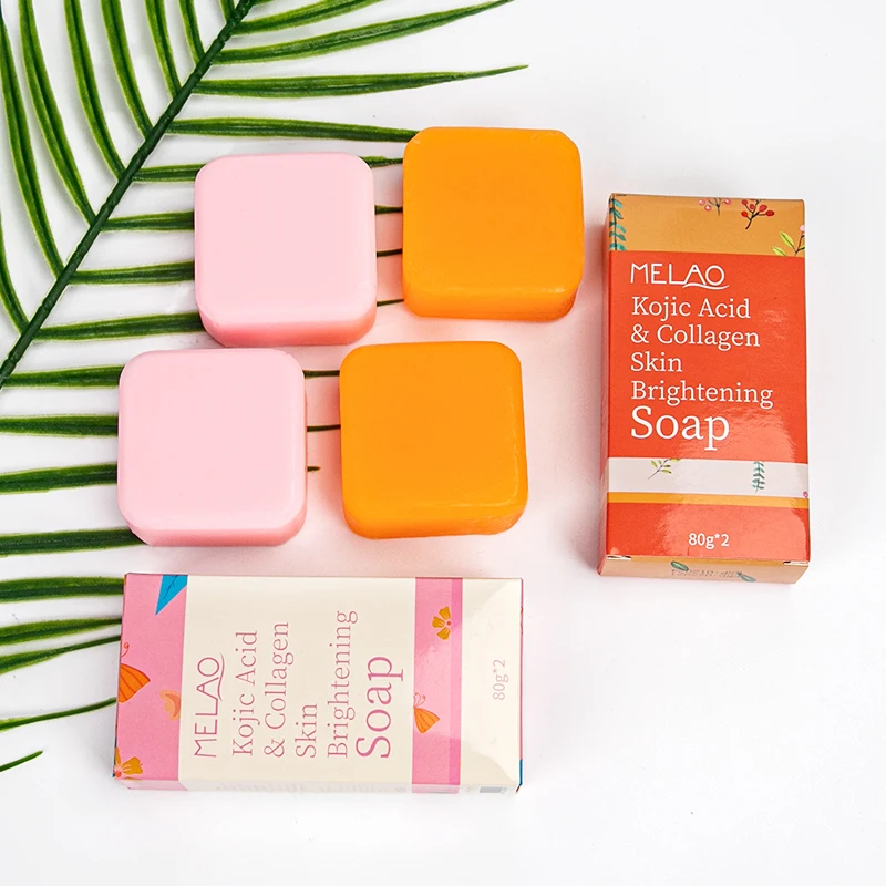Wholesale Natural Organic Whitening bath Handmade Kojic Acid Soap for body Lightening deep clean kojic acid soap wholesale