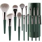 Mass-customizable Cheap Classic Women's Soft Synthetic Hair And Make Up BrushesPink Makeup Brush Set