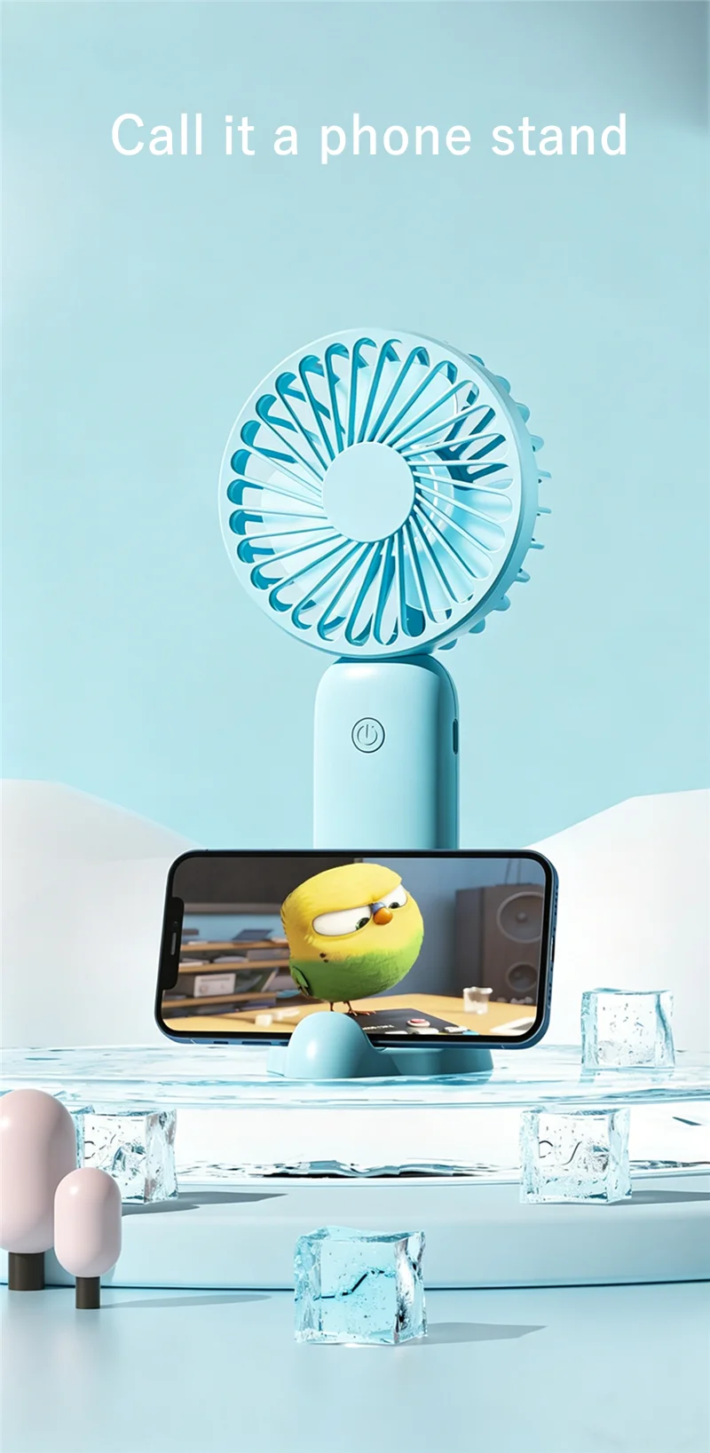 Rechargeable Mini Air Fan, USB-C, Portable - detail 6