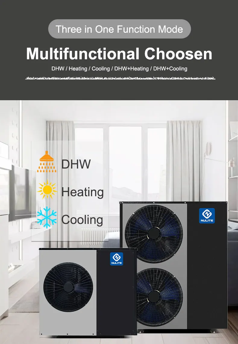 Air to Water Heat Pump, NULITE, R32, WIFI, Inverter - detail 10