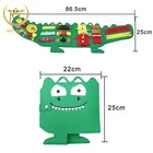 Education Children Early Learning And Education Crocodile Design Toy The Movable Felt Busy Board For Children