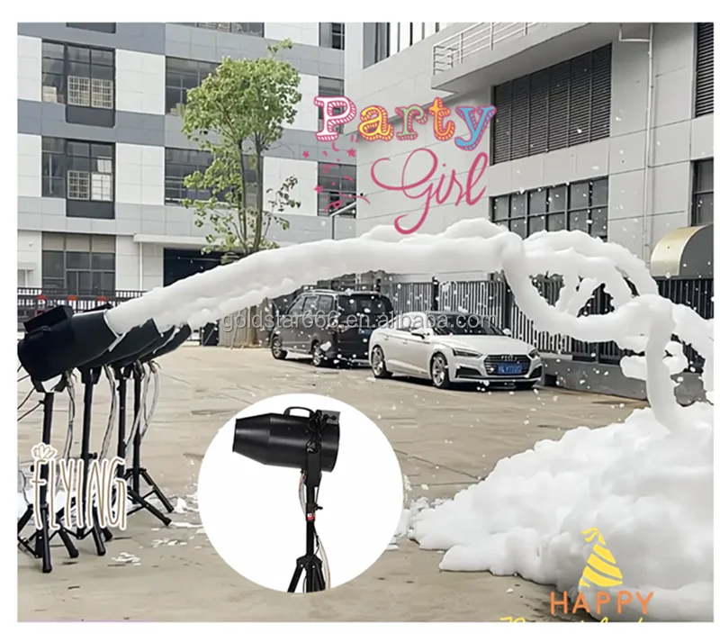 TOP HOT Hot Sale 1500W Snowflake Machine Commercial Wedding Small Snow Machine Laser Light Stage Snow Making Artificial Factory