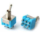 Dpdt 3position 6 Pins Momentary Toggle Switch 6A 125V ON-ON Toggle Switches