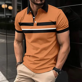 Organic Cotton Men's Custom Polo Shirts With Embroidery Logo Summer soft Pique T-Shirt High Quality Breathable Casual Wear