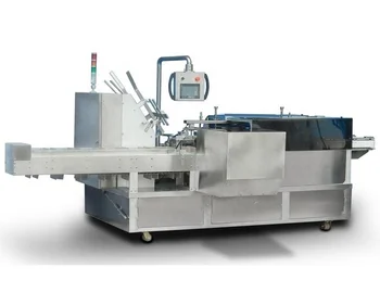 Fully Automatic Food Chocolate Candy Biscuit Carton Packer Box Packing Machine Horizontal Cartoning Machine