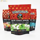 Bag Food Gummies Packaging Resealable Candy Custom Pouches Ziplock Storage Mylar Edibles Ziplock Bag Food