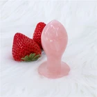 Obsidian Wholesale Butt Plug Natural Jewelry Rose Quartz Butt Plug Sex Toy Jade Black Obsidian Butt Plugs
