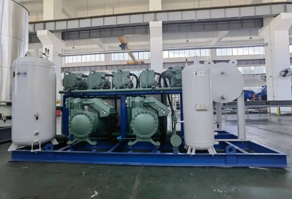 Screw Compressor, GENERALFUSHI, R404A, Compressor rack - detail 48