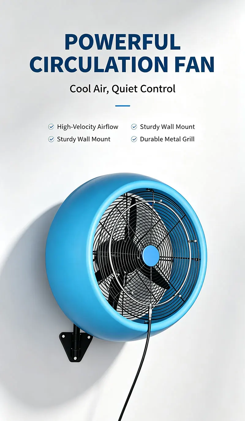 Wall Mounted Fans - detail 4