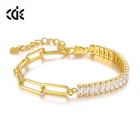 Bracelets Bangles Women Luxury Fine Jewelry Bracelets Bangles Fashion Copper Jewelry