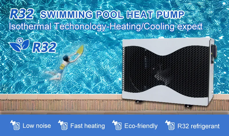 Inverter Swimming Pool Heater, 30kW, R32, 7kW, 10kW - detail 2