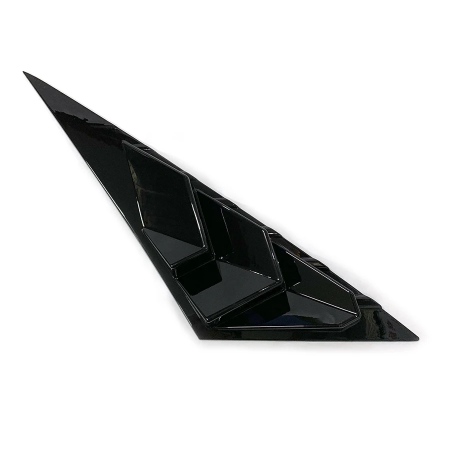 product abs racing style auto rear side window louvers car side window louver exterior decoration for hyundai elantra 2021 2022 2023-8