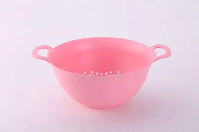 Plastic Strainer Colander for Fruit Vegetable with 2 Handles Plastic Sieve Basket Big Colander