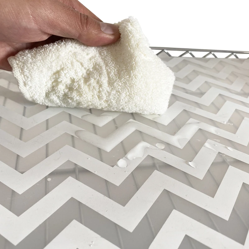 PP Eco-friendly Wire Shelf Liners Non-slip Drawer Liners for Household Food Grade