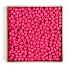 Beads Wood DIANJIN Finished 8mm Pink Color Coloured Wooden Beads Round Colored Wood Beads