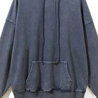 Unisex Hoodies Washed Hoodie Unisex Heavyweight Garment Dyed Stone Washed Fleece Hoodies