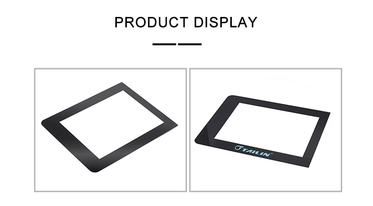 Wholesale customized white glass switch frame right angle glass panel can provide multi-color samples