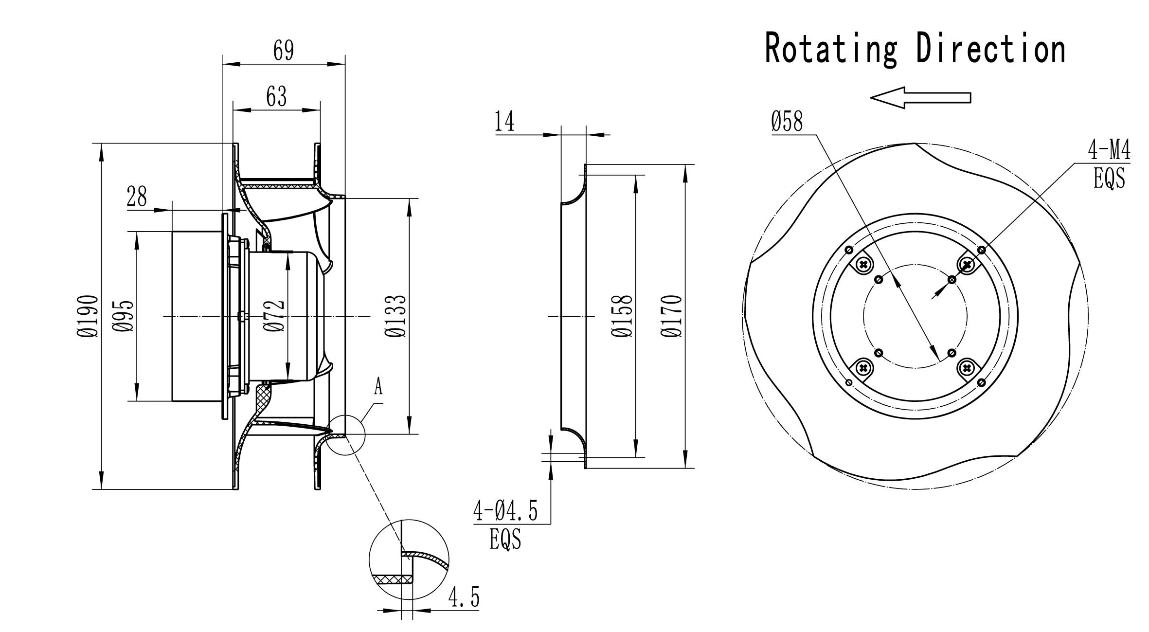 Centrifugal Fan, 230v, 150w - detail 10