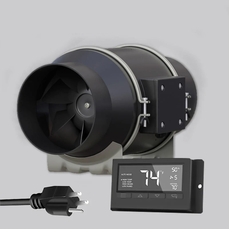 Ball Plastic Duct Fan, AC 100V~240V, Electric - detail 2
