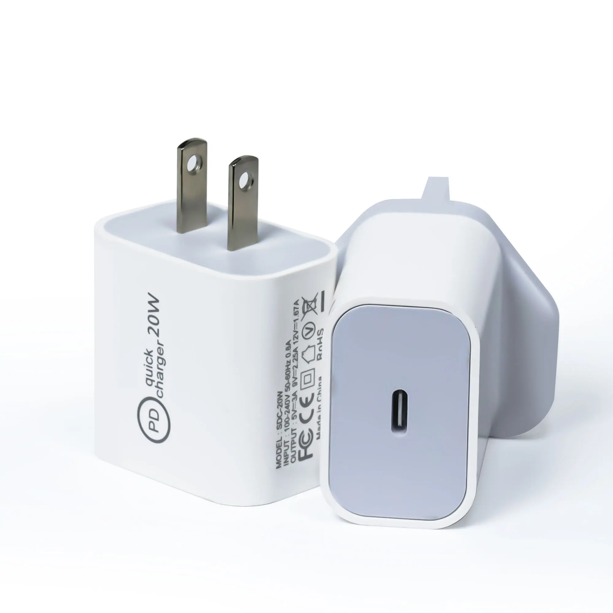 20w Pd Charger For Iphone 12 13 14 Charger Travel Wall Fast Usb C