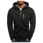 Coat Baisheng OEM Custom Causal Hoodie Men's Coat Jacket