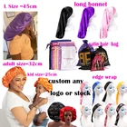 Hair Packaging Wig Bags Hair Packaging Custom Satin Wig Bags Hair Packaging