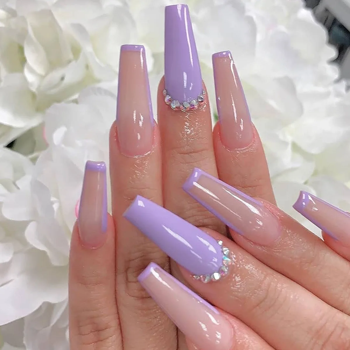 Press On Nails Long Coffin Artificial Fingernails Fake Nails Design French  Coffin Manicure Patches - Buy Long Coffin Artificial Fingernails,Box Of  Press On Nails,Fake Nails Design Product on Alibaba.com