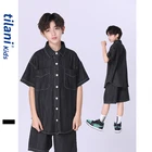 Boys Boy Kids Jeans Boys Clothing Sets Children's Clothes Set Big Boy Denim Jacket Suit Kids Fashion Jeans