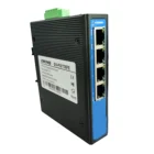 2 Converter 2 Port Industrial Unmanaged 100M PoE Switch Both 2KM Dual Fiber Media Converter