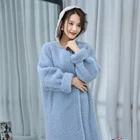 Women's Coat 2021 New Hooded Plus Size Women's Fur Coat