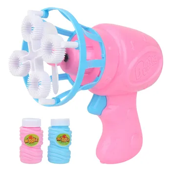 Children's electric bubble machine colorful bubble blowing water toy automatic bubble gun