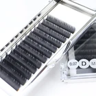 Premium Eyelash Premium Individual Lash Trays Hand Made Black Russian Volume Eyelash Extension