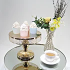 Wedding Cake Wedding Event Decoration Silver Gold Plated Antique Metal Party Cake Stand