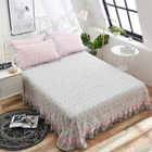 Bedding Set Single 4 Pieces Polyester Bed Sheet Cover Bedding Set King Queen Double Single Size Microfibre Bed Sheet Set