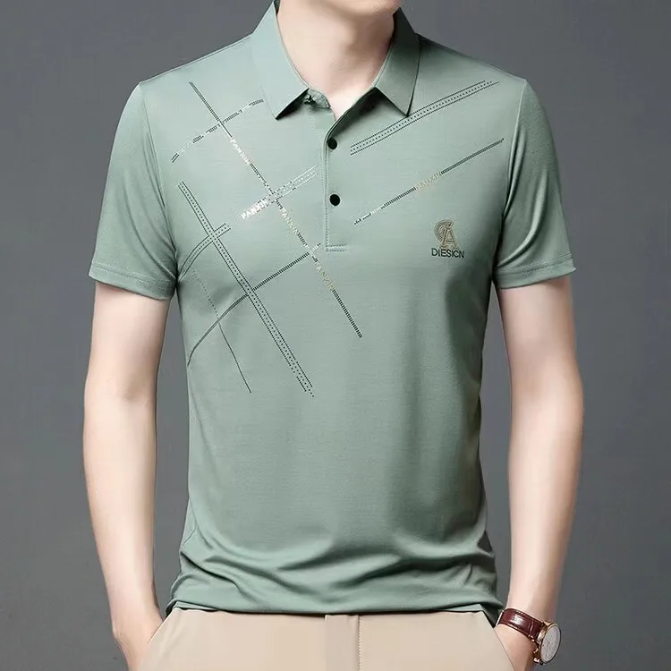 Quick dry high quality poly/cotton t shirt for men polo large size M-7XL polo shirts for men 100 cotton