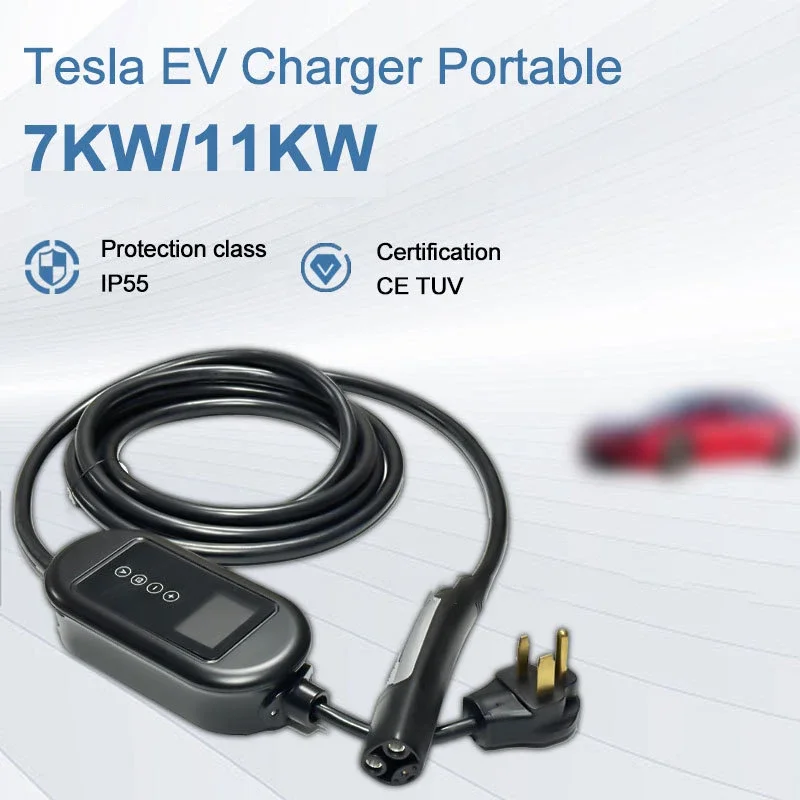 Hot Sellaer Tesla Car Charger 7kw Portable Ev Chargers Level 2 32a