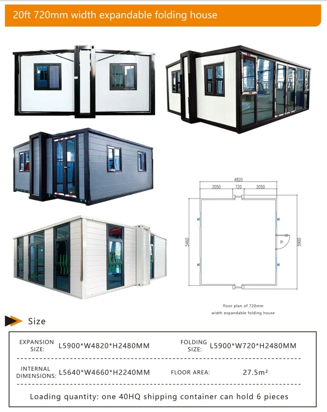 Luxury 40ft & 20ft Industrial-Style Modified Shipping Container for Outdoor Shops & Hospitals Durable Sandwich Panel Material factory