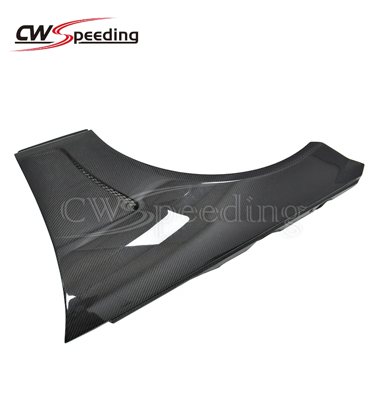 cws风格碳纤维前挡泥板，适用于奔驰c级w204车身套件