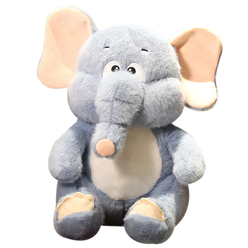Custom New  Elephant Cuddle Pillow Elephant Doll Elephant Baby Sleeping Comfort Pillow Plush Toy