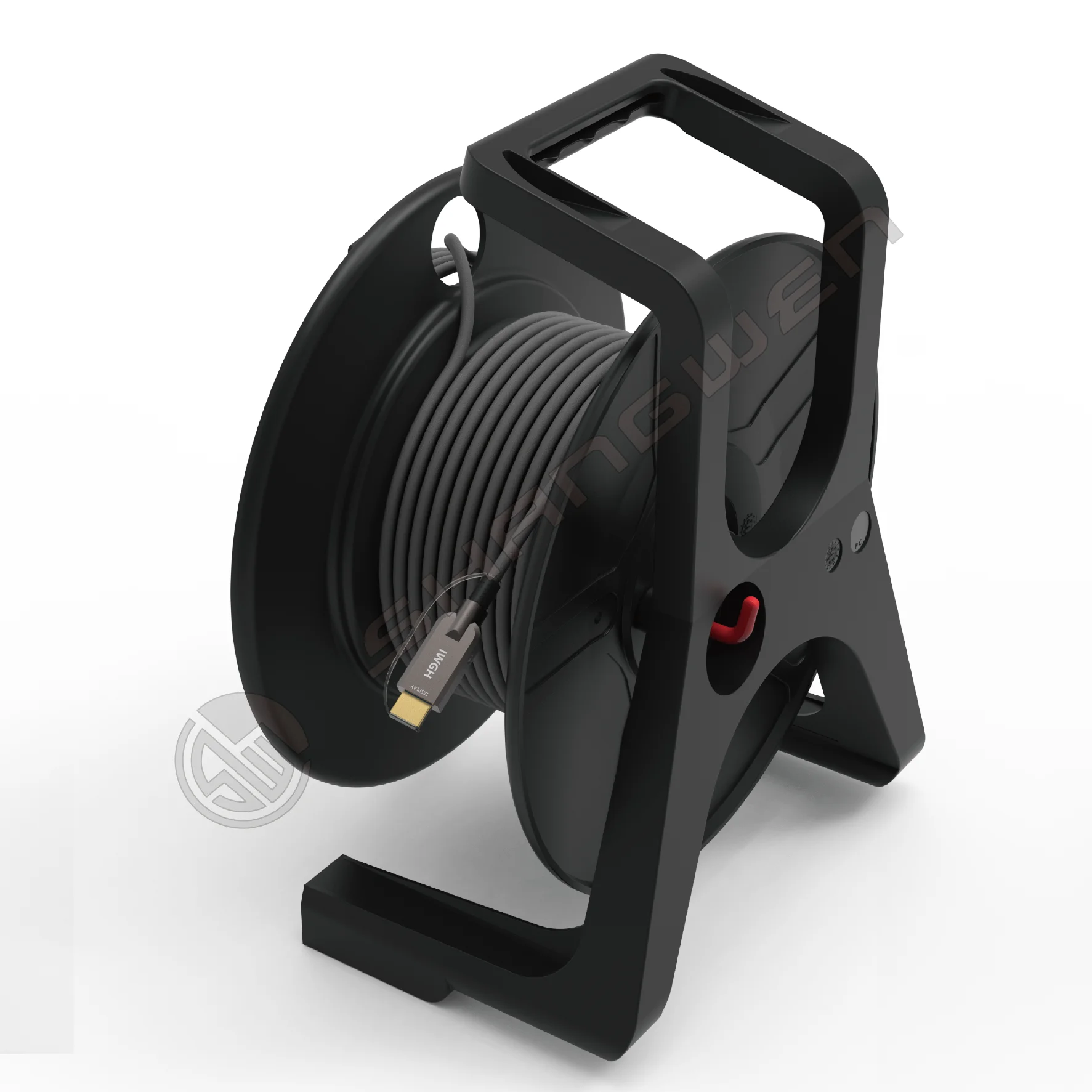 Armored Optical Fiber HD MI2.0 HD Cable Drum 4K 60Hz TPU Covered Cable OM3 Fiber Copper Wires Protect Shell Cable Reel