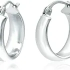 Earring Gold Earrings Fashion Women Earring Jewelry Custom 925 Sterling Silver 18k Gold Plated Chunky Hoop Earrings