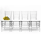 Hotel Hotel Luxury Crystal Glass Transparent Chair PC Outdoor Wedding Acrylic Clear Chair For Events Wedding Party