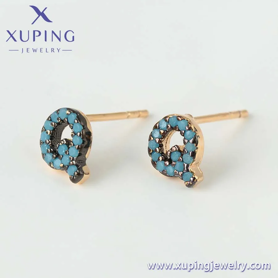 94985 xuping jewelry hot sale fashion simple earrings 18K gold color luxury vintage exquisite women daily jewelry earring