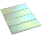 Tile Ceramic 100x300mm Iridescence 3d Glossy Colorful Rainbow Tile Subway Wall Ceramic Tile And Floor Tile