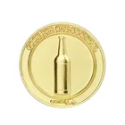 Silver Oem Factory Coin Maker Design Your Size Gold And Silver Enamel Christmas Collection Coin