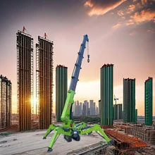 Factory Direct Sales Small Crawler Diesel Spider Crane 360 Degree Rotating Spider Crane Applied to Construction Engineering