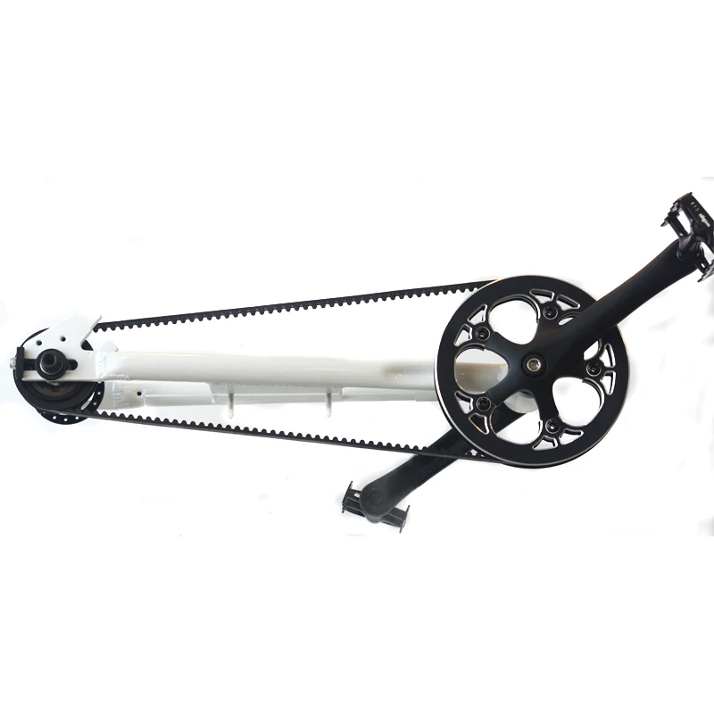 Bicycle Belt Drive Kit Single Speed Internal Gear Hub 3/7/8 Speed 11m Belt Drive System For Belt