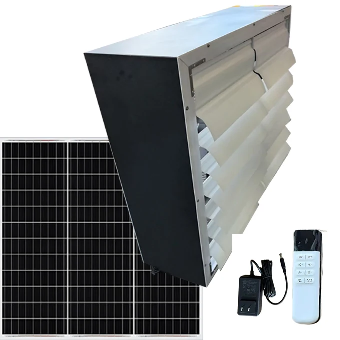 Axial Flow Exhaust Fan, Solar, 220-240V, Aluminum - detail 4