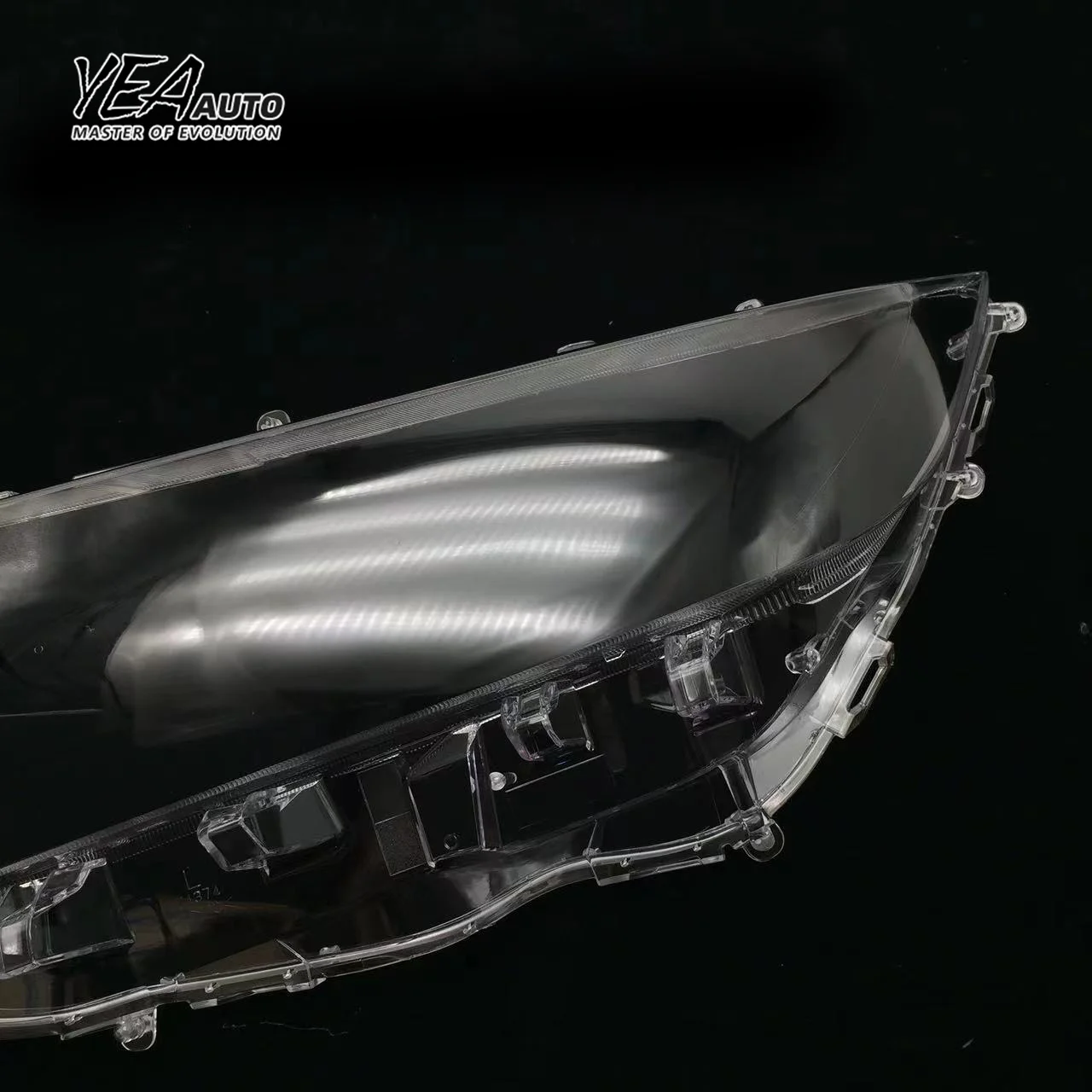 product yea auto car headlight cover headlight glass lens glass for toyota rav4 lens cover 2019 2020 pc lampshade clear shell710-4